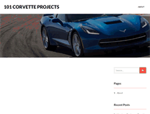 Tablet Screenshot of 101corvetteprojects.com